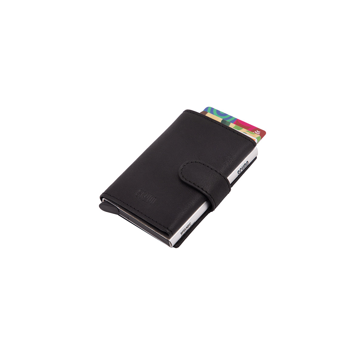 Gift Set - Slim Wallet & Key Organizer - Classic - Black