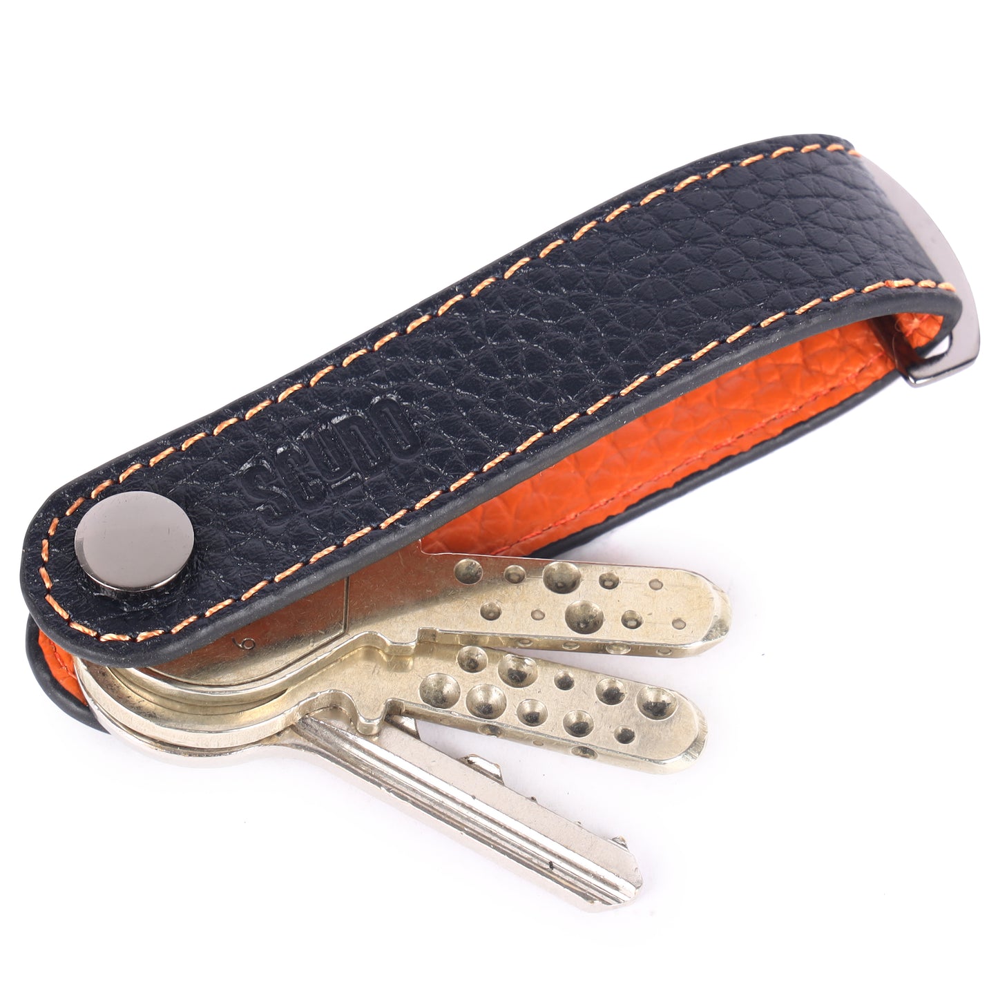 Key Organizer - Mosaic - Navy / Orange - Scudo